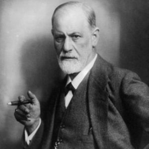 portrait de Freud avec un cigare